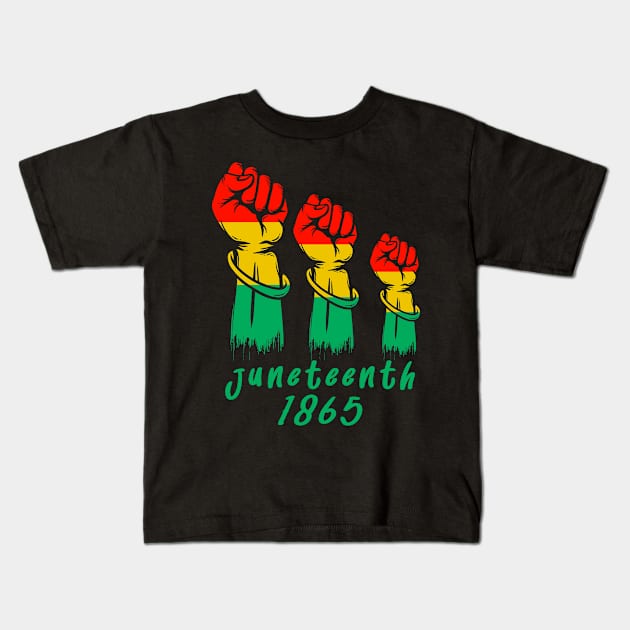 juneteenth Kids T-Shirt by first12